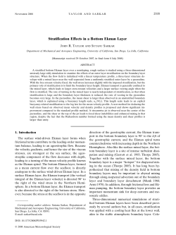 Stratification Effects in a Bottom Ekman Layer