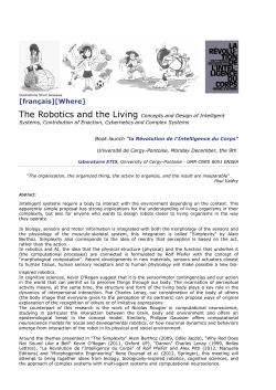 Robotics and the Living Conference