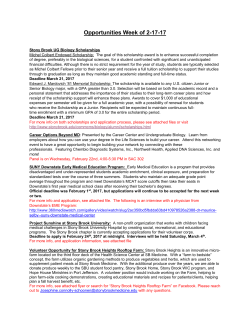 Opportunities Week of 2-17-17