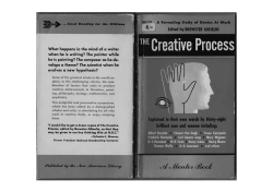 Course in Poetics: First Lesson