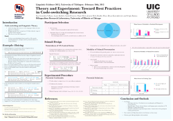 Introduction Stimuli Design Participant Selection Conclusion and