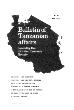 and zanzibar politics - Makerere University News Portal