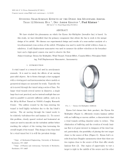 Studying Near-Surface Effects of the Dyson Air