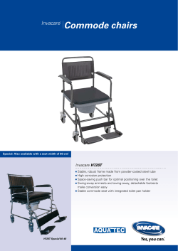 Invacare&reg; Commode chairs