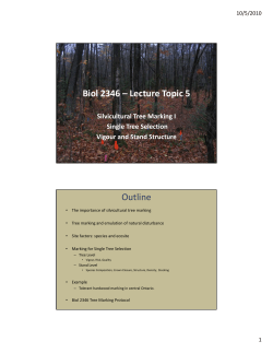 Biol 2346 &ndash; Lecture Topic 5 Outline