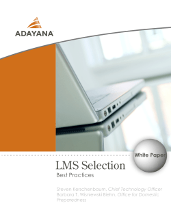 LMS Selection - Training Industry