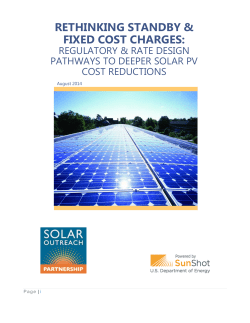 Rethinking Standby and Fixed Cost Charges
