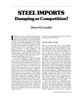 steel imports - Cato Institute