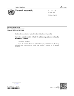 Outcome Document