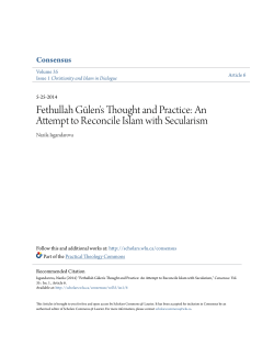 An Attempt to Reconcile Islam with Secularism