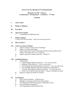Agenda Packet - Ionia County