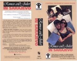 Sarajevo - Office national du film du Canada