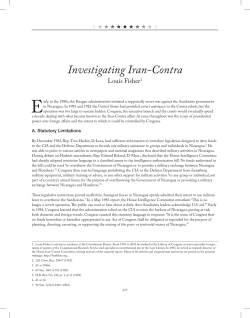 Investigating Iran-Contra - The Constitution Project