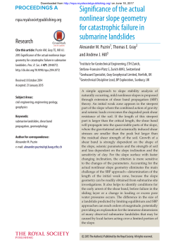 Significance of the actual nonlinear slope geometry for catastrophic