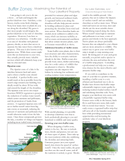 Buffer Zones - Indian River Lakes Conservancy