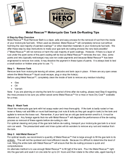 Metal Rescue&trade; Rust Remover Bath is a unique, single step process