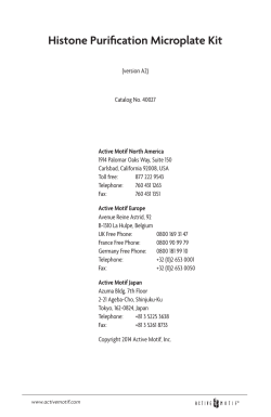 Histone Purification Microplate Kit