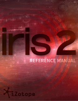 iZotope Iris 2 Reference Manual | Sample