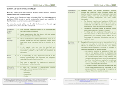 Security and Use of Information Policy