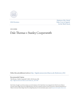 Dale Thomas v. Stanley Coopersmith