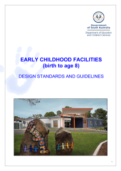 Early Childhood Facilities - Department for Education and Child