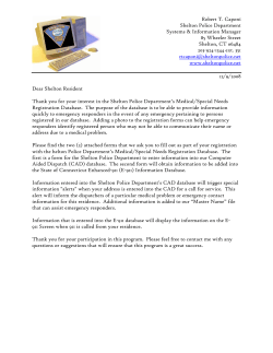 Special Needs/Medical Registration Forms