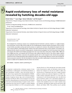 Rapid evolutionary loss of metal resistance revealed by