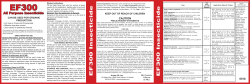 EF300 Insecticide Label