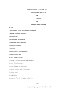 Companies and Allied Matters Act