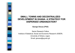 Owusu small towns in Ghana