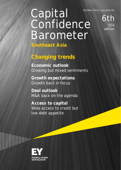 Capital Confidence Barometer