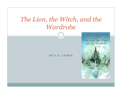 The Lion, the Witch, and the Wardrobe