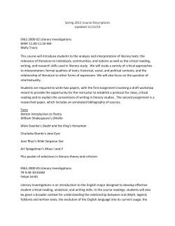 Spring 2015 - Tulane University