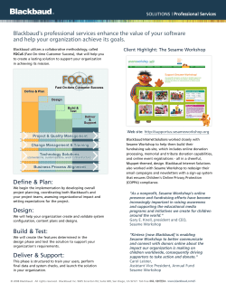 Professional Services Brochure