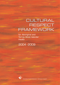cultural respect framework cultural respect framework