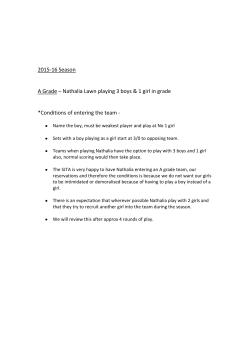 Nathalia Lawn A Grade playing 3 boys and 1 girl