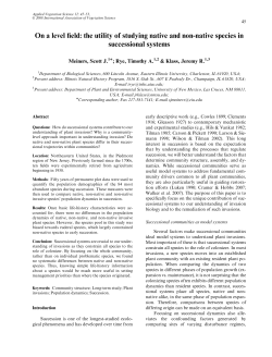 On a level field: the utility of studying native and non