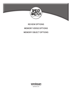 Speed Sketch Bible Stories Additional Options