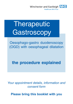 OGD with Dilatation