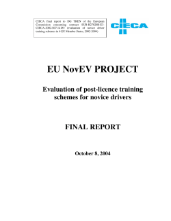EU NovEV PROJECT