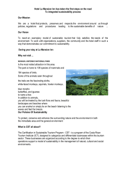 Sustainability - La Mansion Inn