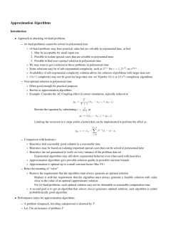 Approximation Algorithms