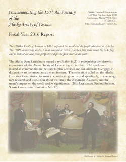 Commemorating the 150th Anniversary of the Alaska Treaty of