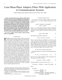 Least Mean-Phase Adaptive Filters With Application to