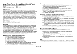 FOB rapid test - Biogate Laboratories Ltd.