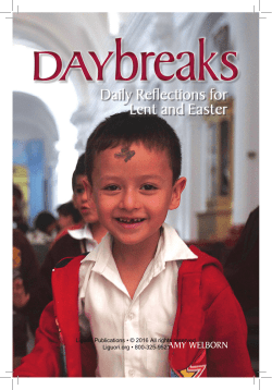 Daily Reflections for Lent and Easter