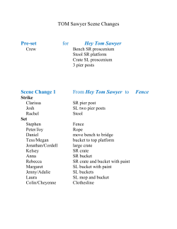 TOM Sawyer Scene Changes Pre-set for Hey