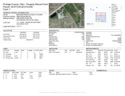 Property Record Cards - Portage County Auditor
