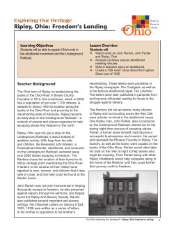 Ripley, Ohio: Freedom`s Landing