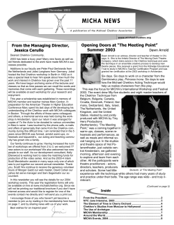 MICHA News